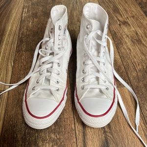 High Top White Converse